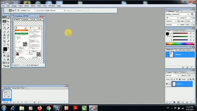 Adobe Photoshop Se Adhar Card Ko HD Quality me Print Kaise Kare/Adhar Card Print смотреть онлайн