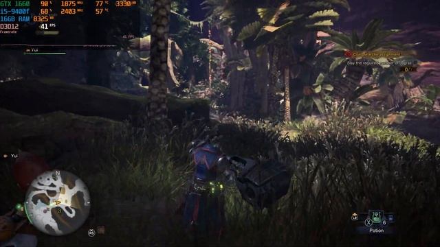 GTX 1660 6GB + i5 9400f + 16GB RAM Test in Monster Hunter World (1080p) смотреть онлайн