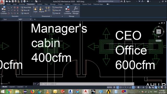 03 Autocad MEP Hindi tutorial смотреть онлайн