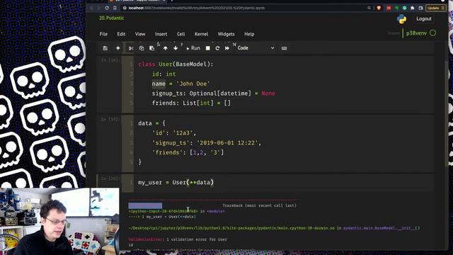 Pydantic on data imports? Python strongly typed model verification! Advent of code 2021 смотреть онлайн