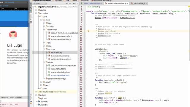 Bossable.com: Autocomplete in AngularJS Material Design смотреть онлайн