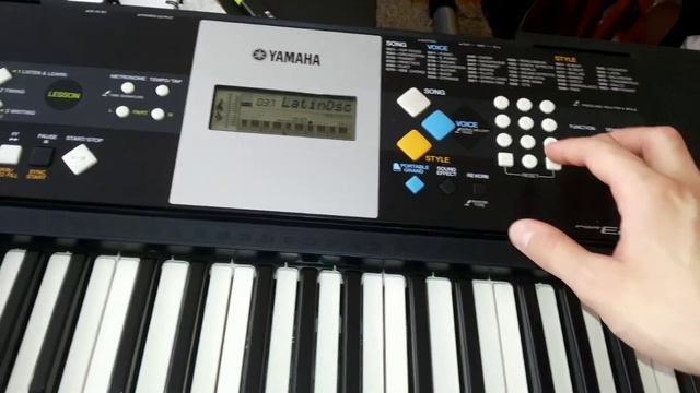 Cuarta prueba de teclado Yamaha PSR-E223 смотреть онлайн