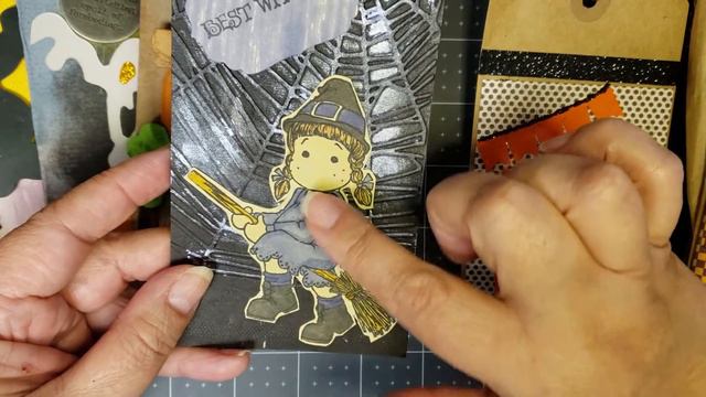 Flash Back - Halloween Tag Swap From The Gals In The Papercraft Magic Facebook Group