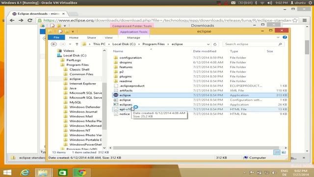 Installation of Eclipse on Windows 8 / Windows 8.1 / Windows 10 смотреть онлайн