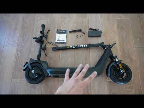 Обзор электросамоката Halten F1. Угадайте, сколько километров он преодолел на одном заряде? смотреть онлайн