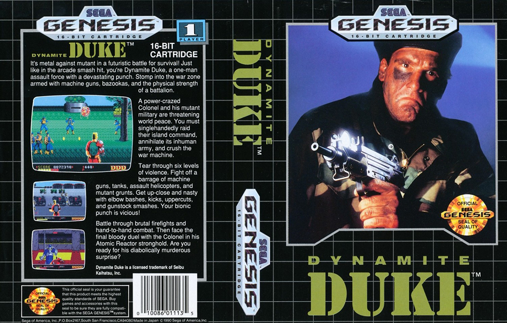Dynamite Duke прохождение SEGA смотреть онлайн