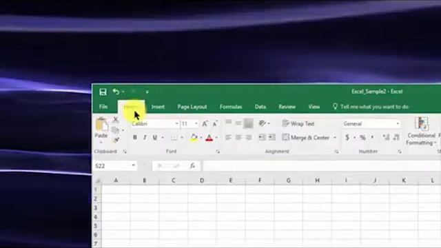 Excel Menus Ribbon смотреть онлайн
