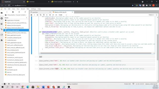 037 Executing Trades Coding Example смотреть онлайн