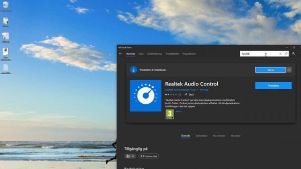 Equalizer i Realtek audio control