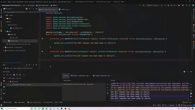 Java Servlets & JSP [3] - Making Servlets смотреть онлайн