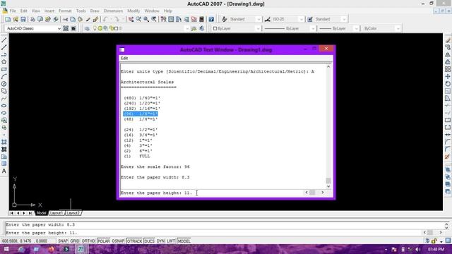 ARCHITECTURAL UNIT PAGE SETUP IN AUTOCAD l HOW TO SETUP A A4 SIZE PAGE IN FEET INCH UNIT IN AUTOCAD смотреть онлайн