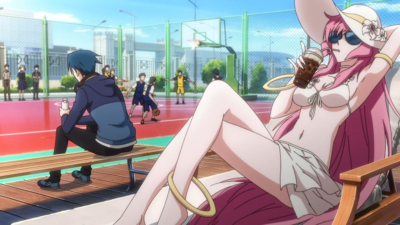 Парень призывает богиню и она наделяет его огромной силой