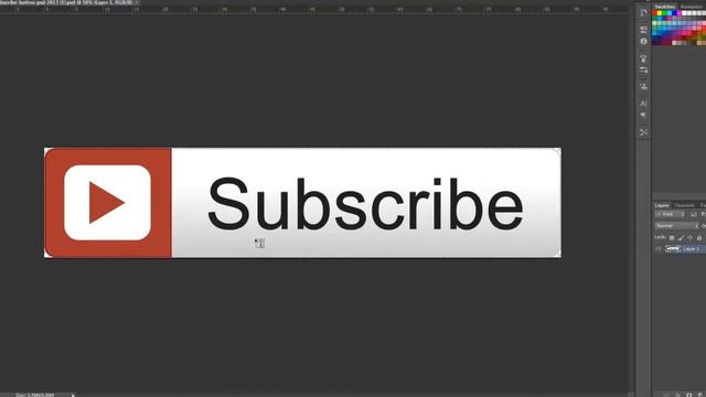 FREE YouTube Subscribe Button PSD Download Photoshop or GIMP Add Subscribe Button to Video смотреть онлайн