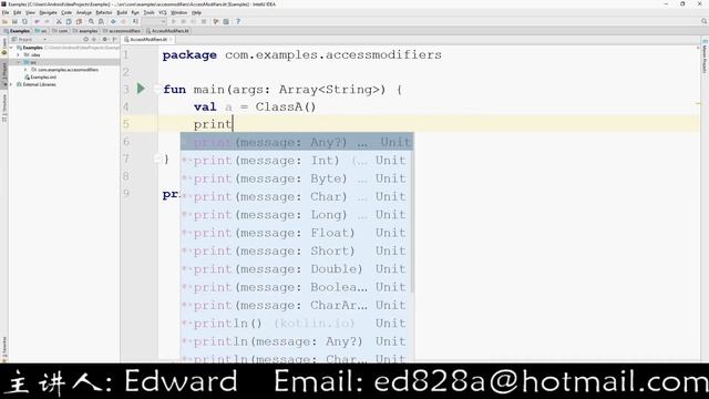 Kotlin Tutorial教程016 Visibility Modifiers Part1 смотреть онлайн