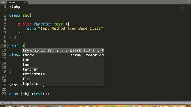 OOPS Concept in PHP in HINDI | Method Overriding in Trait | Part-14 смотреть онлайн