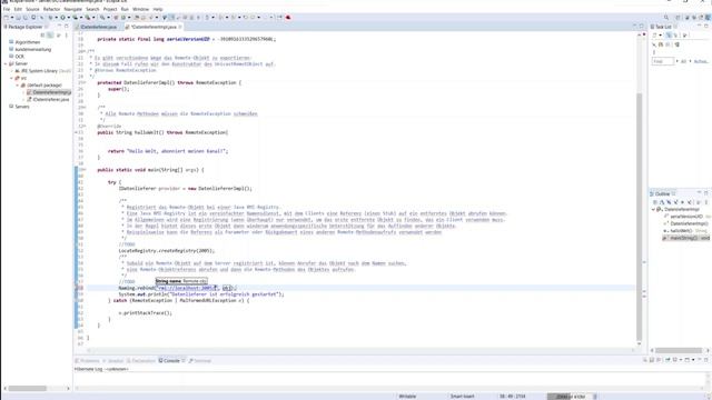 Java Remote Method Invocation (Java RMI) - Aufruf entfernter Methoden in Java, Verteilte Systeme смотреть онлайн