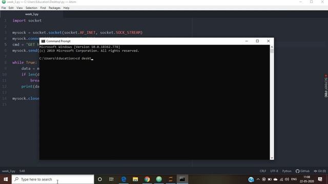 using python to access web data week 3 Request / Response cycle смотреть онлайн