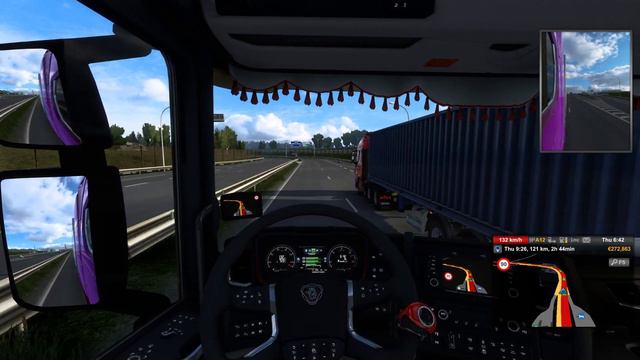 Scania - Euro Truck Simulator 2 | Container Delivery | Gameplay in 2k #EURO #like #subscribe смотреть онлайн