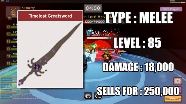 ALL NEW UNDERWORLD WEAPONS IN DUNGEON QUEST!!! (Roblox) смотреть онлайн