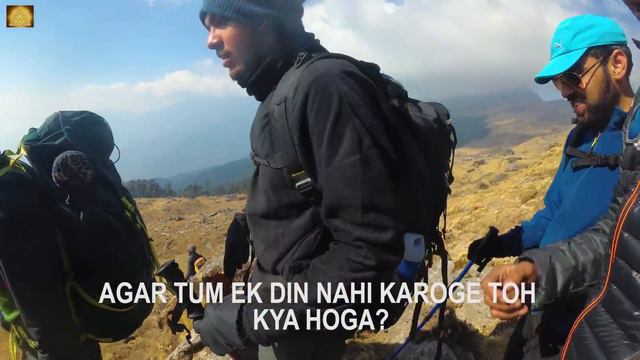 BRAHMATAL TREK JAN 2018 // best winter trek in uttarakhand смотреть онлайн