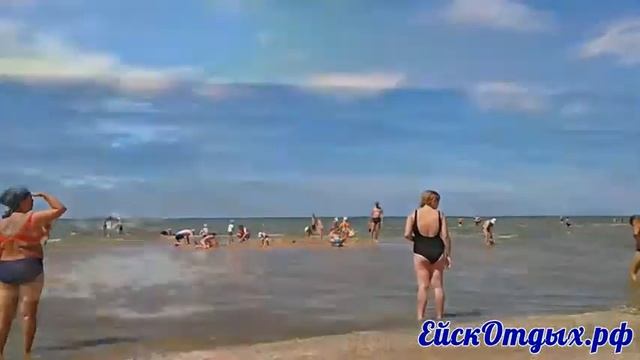 ОТДЫХ С ДЕТЬМИ В ЕЙСКЕ. ПЛЯЖ КАМЕНКА. Любительская съемка.