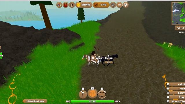 Catching *Wild* Blood Moon Thoroughbred!! | Wild Horse Islands - ROBLOX смотреть онлайн