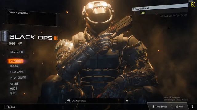 COD BO3 ZOMBIES MOD MENU TUTORIAL смотреть онлайн