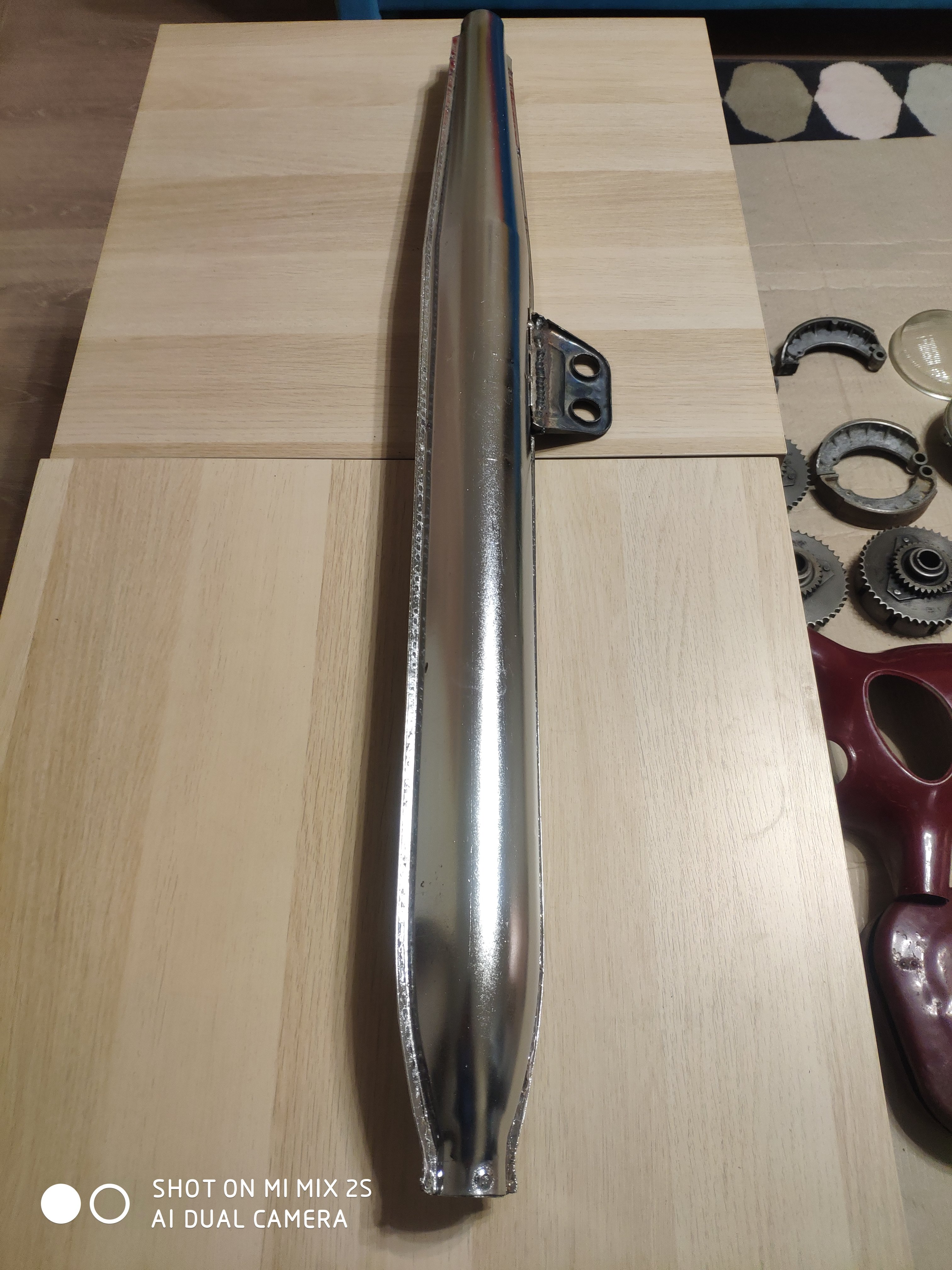 Новая выхлопная труба ( глушитель) СССР для мотоцикла МИНСК смотреть онлайн