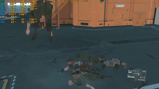 Metal Gear Solid V: The Phantom Pain (Fake GT 730) смотреть онлайн