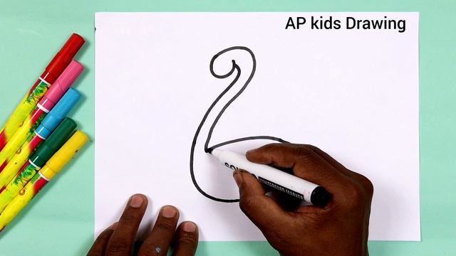 Easy Drawing How To Draw A Flamingo Step By Step Easy Drawing