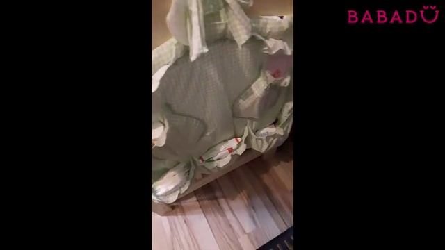 Карман на кроватку Алёнка зелёный Золотой Гусь смотреть онлайн