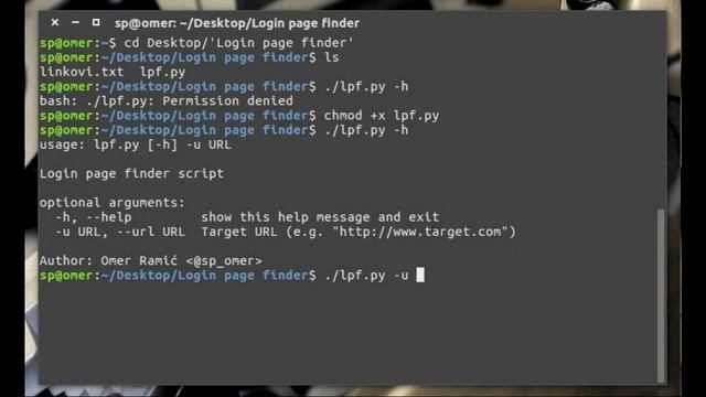 Login page finder (admin page finder) - LPF python script смотреть онлайн