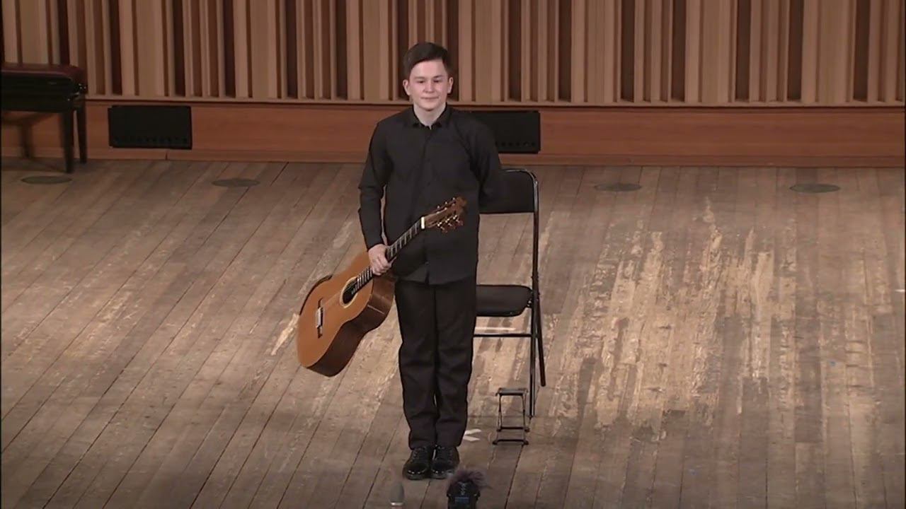 Концерт лауреата всероссийских и международных конкурсов Кузьмы Филимонова (гитара) смотреть онлайн