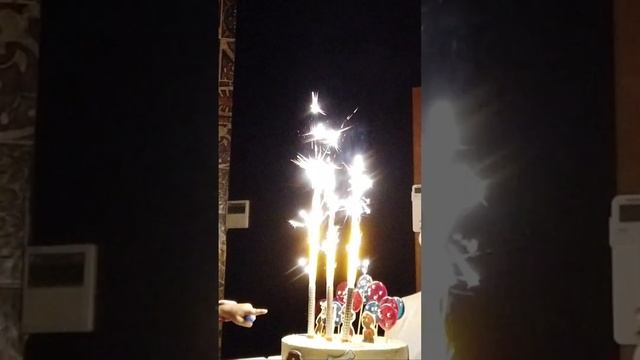 Свечи фонтан ! Самые классные для торта! #распаковка #свечи #фейерверк #обзор смотреть онлайн