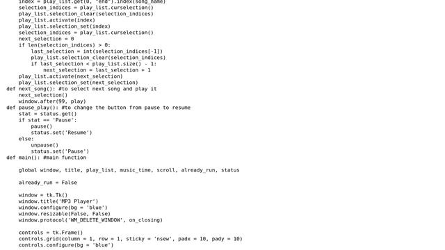 Code Review: Python MP3 player with pygame.mixer and tkinter for MacOS смотреть онлайн