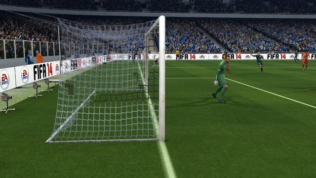 FIFA 14 || 3 штанги за 5 секунд в одни ворота || смотреть онлайн