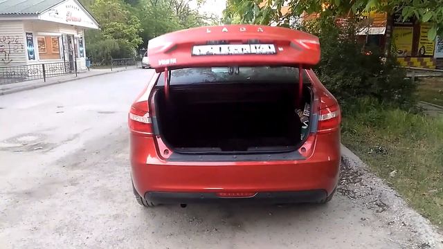 Пружины багажника ВАЗ 2110 в замен штатных в Весту смотреть онлайн