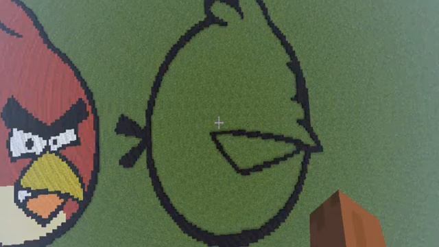 Minecraft - Angry Birds - Blue Bird (Pixel Art) (Build) смотреть онлайн