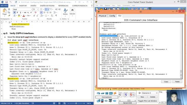 8.3.3.6 Lab - Configuring Basic Single-Area OSPFv3 смотреть онлайн