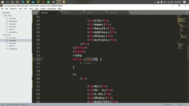 PHP and MySQLi CRUD Bangla Tutorial(Select Data) Part 02 смотреть онлайн