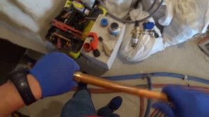 пайка медной трубы водопровода, отопления