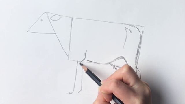 How to draw a cow step by step смотреть онлайн