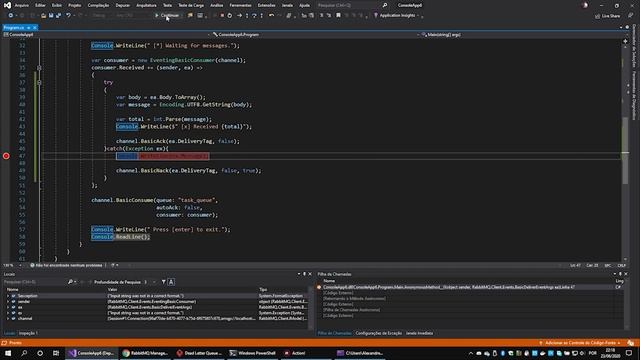 RabbitMQ Dead Letter Strategy Com C# .Net Core