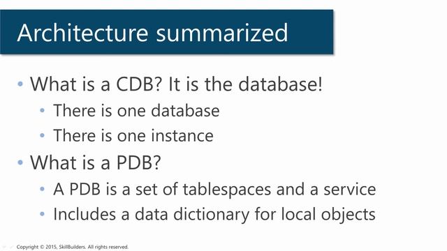 What is Oracle 12c Multi-Tenant CDB and PDB Architecture - Lesson 4 of 6 смотреть онлайн