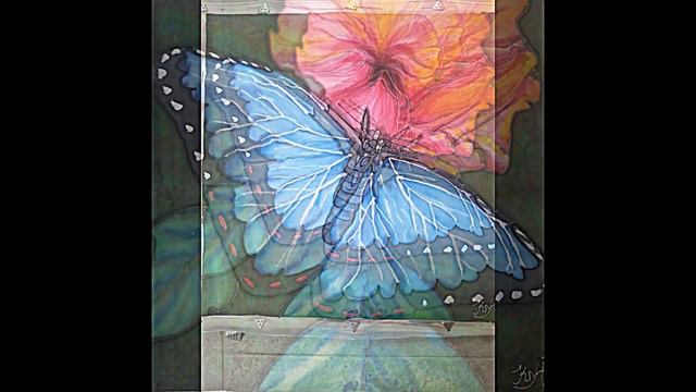Blue Morpho butterflies by Jenny Scholten van Aschat - Talkington смотреть онлайн