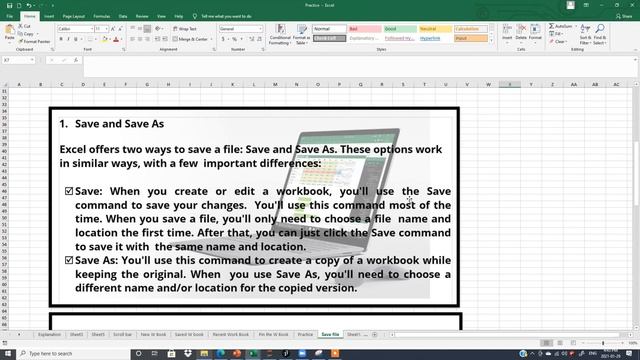 What is the difference between Save and Save As in Excel? Lesson 5 смотреть онлайн