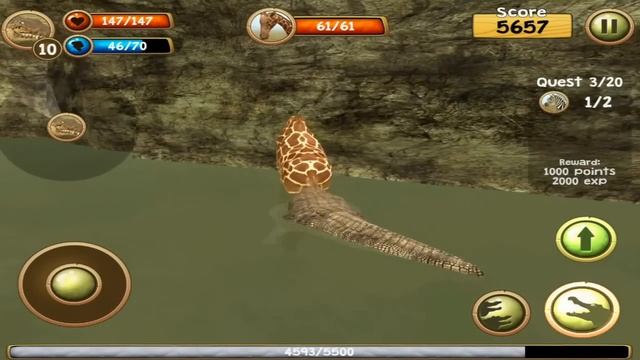 Wild Crocodile Simulator 3D By Turbo Rocket Games - Android / IOS - Gameplay