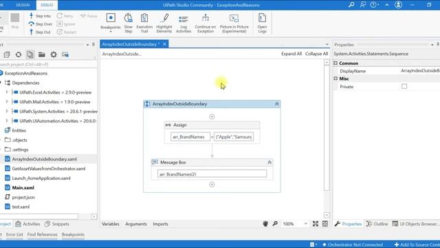 UiPath Tamil - Exceptions&Reasons - Index Was Outside Bounds of an Array смотреть онлайн