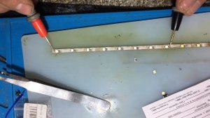 Замена всех светодиодов подсветки в TV LG24LH450U