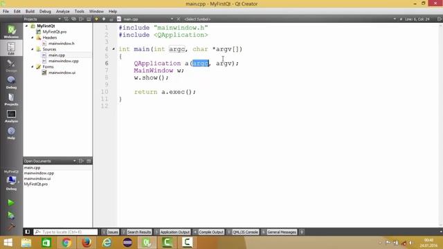 How To Create First Qt GUI Widget Application in C++ Using Qt Creator смотреть онлайн